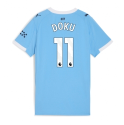 Manchester City Jeremy Doku #11 Heimtrikot Frauen 2025-26 Kurzarm
