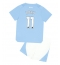 Manchester City Jeremy Doku #11 Heimtrikot Kinder 2023-24 Kurzarm (+ kurze hosen)