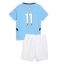 Manchester City Jeremy Doku #11 Heimtrikot Kinder 2024-25 Kurzarm (+ kurze hosen)