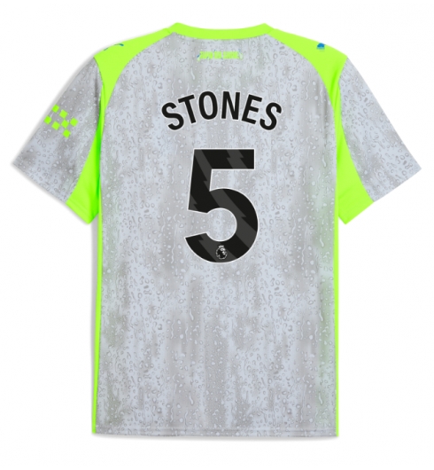 Manchester City John Stones #5 3rd trikot 2025-26 Kurzarm Manchester City John Stones #5 3rd trikot 2025-26 Kurzarm