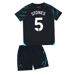 Manchester City John Stones #5 3rd trikot Kinder 2023-24 Kurzarm (+ kurze hosen)