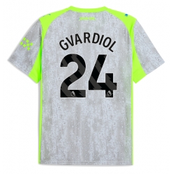 Manchester City Josko Gvardiol #24 3rd trikot 2025-26 Kurzarm