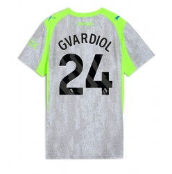 Manchester City Josko Gvardiol #24 3rd trikot Frauen 2025-26 Kurzarm