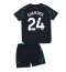 Manchester City Josko Gvardiol #24 3rd trikot Kinder 2023-24 Kurzarm (+ kurze hosen)