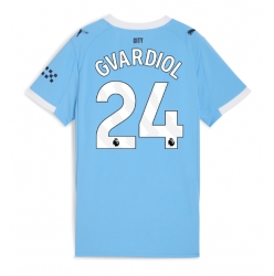 Manchester City Josko Gvardiol #24 Heimtrikot Frauen 2025-26 Kurzarm
