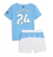 Manchester City Josko Gvardiol #24 Heimtrikot Kinder 2025-26 Kurzarm (+ kurze hosen)