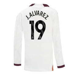 Manchester City Julian Alvarez #19 Auswärtstrikot 2023-24 Langarm