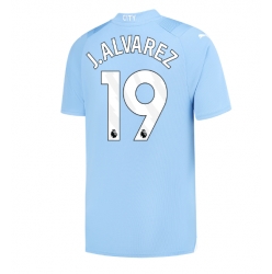 Manchester City Julian Alvarez #19 Heimtrikot 2023-24 Kurzarm