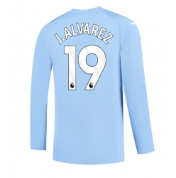 Manchester City Julian Alvarez #19 Heimtrikot 2023-24 Langarm