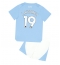 Manchester City Julian Alvarez #19 Heimtrikot Kinder 2023-24 Kurzarm (+ kurze hosen)