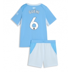 Manchester City Marc Guehi #6 Heimtrikot Kinder 2026-27 Kurzarm (+ kurze hosen)
