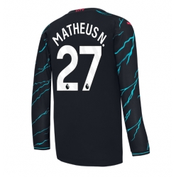 Manchester City Matheus Nunes #27 3rd trikot 2023-24 Langarm