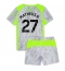 Manchester City Matheus Nunes #27 3rd trikot Kinder 2025-26 Kurzarm (+ kurze hosen)