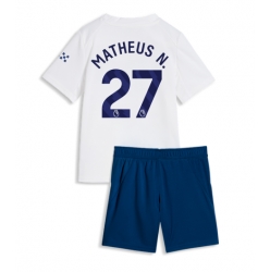 Manchester City Matheus Nunes #27 3rd trikot Kinder 2026-27 Kurzarm (+ kurze hosen)