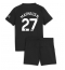 Manchester City Matheus Nunes #27 Auswärtstrikot Kinder 2025-26 Kurzarm (+ kurze hosen)