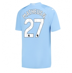 Manchester City Matheus Nunes #27 Heimtrikot 2023-24 Kurzarm