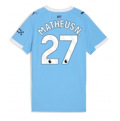 Manchester City Matheus Nunes #27 Heimtrikot Frauen 2025-26 Kurzarm