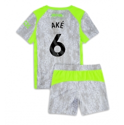 Manchester City Nathan Ake #6 3rd trikot Kinder 2025-26 Kurzarm (+ kurze hosen)