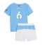 Manchester City Nathan Ake #6 Heimtrikot Kinder 2025-26 Kurzarm (+ kurze hosen)