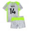 Manchester City Nico Gonzalez #14 3rd trikot Kinder 2025-26 Kurzarm (+ kurze hosen)