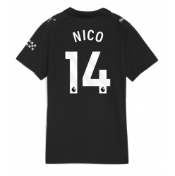 Manchester City Nico Gonzalez #14 Auswärtstrikot Frauen 2025-26 Kurzarm