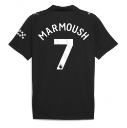 Manchester City Omar Marmoush #7 Auswärtstrikot 2025-26 Kurzarm