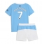 Manchester City Omar Marmoush #7 Heimtrikot Kinder 2025-26 Kurzarm (+ kurze hosen)