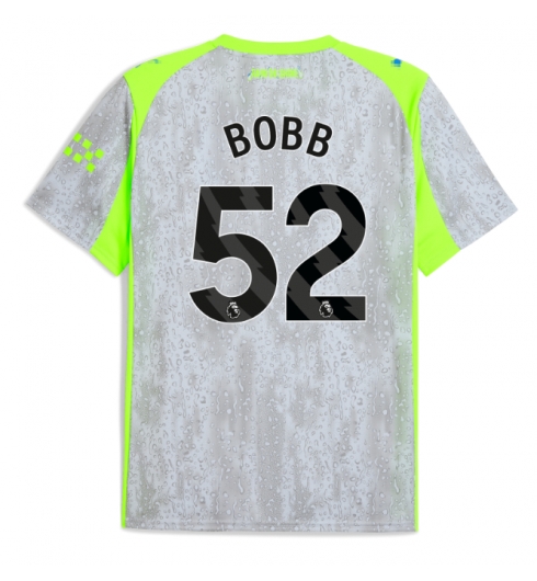 Manchester City Oscar Bobb #52 3rd trikot 2025-26 Kurzarm Manchester City Oscar Bobb #52 3rd trikot 2025-26 Kurzarm