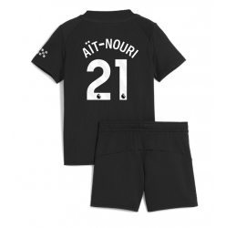 Manchester City Rayan Ait-Nouri #21 Auswärtstrikot Kinder 2025-26 Kurzarm (+ kurze hosen)