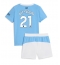 Manchester City Rayan Ait-Nouri #21 Heimtrikot Kinder 2025-26 Kurzarm (+ kurze hosen)