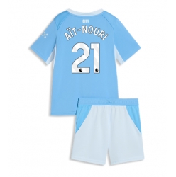 Manchester City Rayan Ait-Nouri #21 Heimtrikot Kinder 2026-27 Kurzarm (+ kurze hosen)