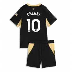 Manchester City Rayan Cherki #10 Auswärtstrikot Kinder 2026-27 Kurzarm (+ kurze hosen)