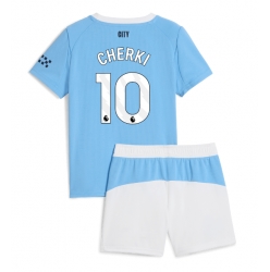 Manchester City Rayan Cherki #10 Heimtrikot Kinder 2025-26 Kurzarm (+ kurze hosen)