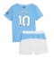 Manchester City Rayan Cherki #10 Heimtrikot Kinder 2025-26 Kurzarm (+ kurze hosen)