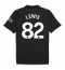 Manchester City Rico Lewis #82 Auswärtstrikot 2025-26 Kurzarm
