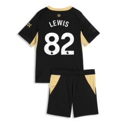 Manchester City Rico Lewis #82 Auswärtstrikot Kinder 2026-27 Kurzarm (+ kurze hosen)