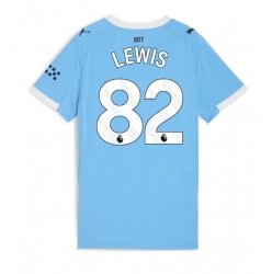 Manchester City Rico Lewis #82 Heimtrikot Frauen 2025-26 Kurzarm