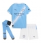Manchester City Rico Lewis #82 Heimtrikot Kinder 2025-26 Kurzarm (+ kurze hosen)