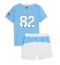 Manchester City Rico Lewis #82 Heimtrikot Kinder 2025-26 Kurzarm (+ kurze hosen)