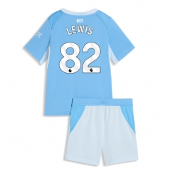 Manchester City Rico Lewis #82 Heimtrikot Kinder 2026-27 Kurzarm (+ kurze hosen)