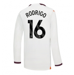 Manchester City Rodri Hernandez #16 Auswärtstrikot 2023-24 Langarm