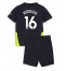 Manchester City Rodri Hernandez #16 Auswärtstrikot Kinder 2024-25 Kurzarm (+ kurze hosen)