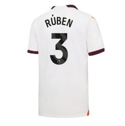Manchester City Ruben Dias #3 Auswärtstrikot 2023-24 Kurzarm