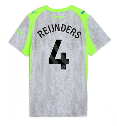 Manchester City Tijjani Reijnders #4 3rd trikot Frauen 2025-26 Kurzarm Manchester City Tijjani Reijnders #4 3rd trikot Frauen 2025-26 Kurzarm