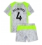 Manchester City Tijjani Reijnders #4 3rd trikot Kinder 2025-26 Kurzarm (+ kurze hosen)
