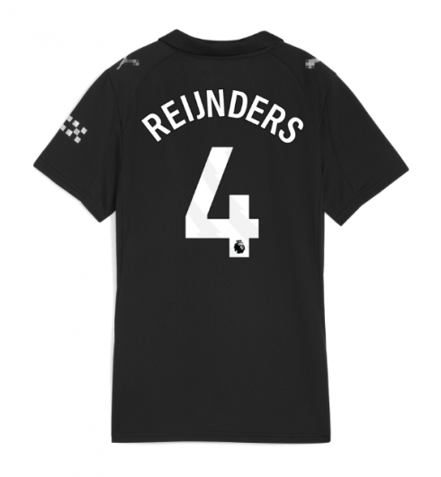 Manchester City Tijjani Reijnders #4 Auswärtstrikot Frauen 2025-26 Kurzarm Manchester City Tijjani Reijnders #4 Auswärtstrikot Frauen 2025-26 Kurzarm