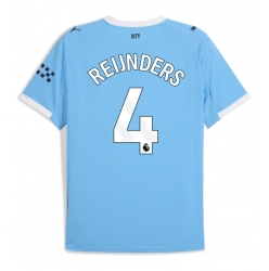Manchester City Tijjani Reijnders #4 Heimtrikot 2025-26 Kurzarm