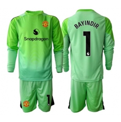 Manchester United Altay Bayindir #1 Torwart 3rd trikot Kinder 2025-26 Langarm (+ kurze hosen)