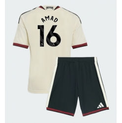 Manchester United Amad Diallo #16 3rd trikot Kinder 2026-27 Kurzarm (+ kurze hosen)