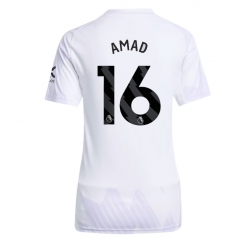 Manchester United Amad Diallo #16 Auswärtstrikot Frauen 2025-26 Kurzarm